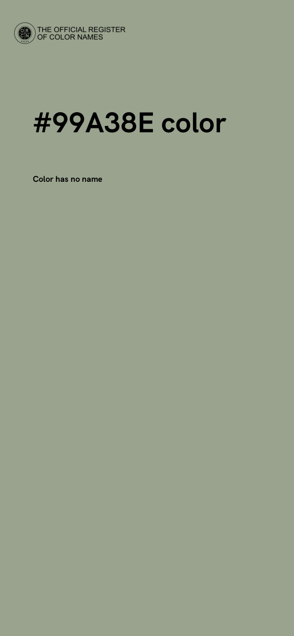 #99A38E color image