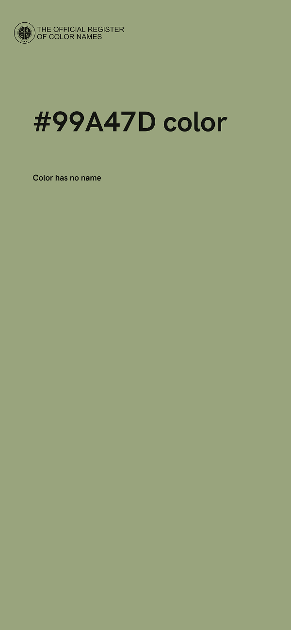 #99A47D color image