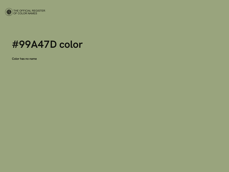 #99A47D color image