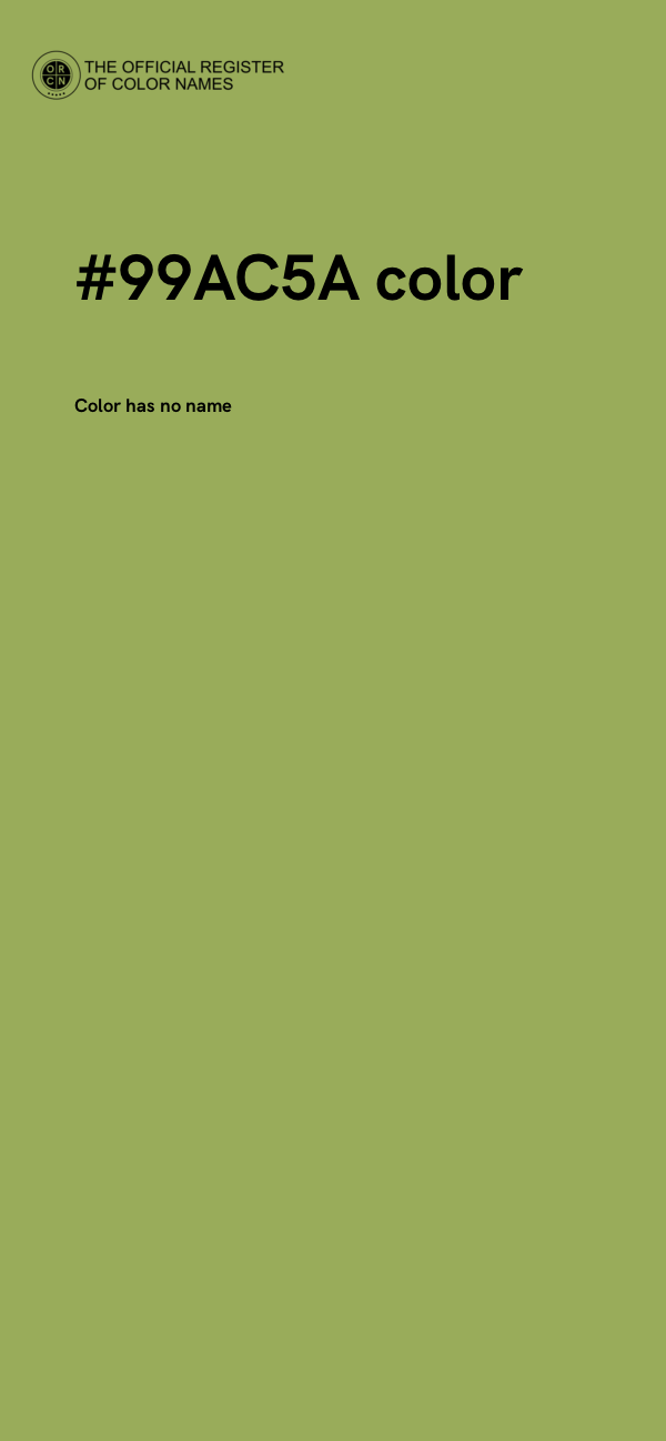 #99AC5A color image