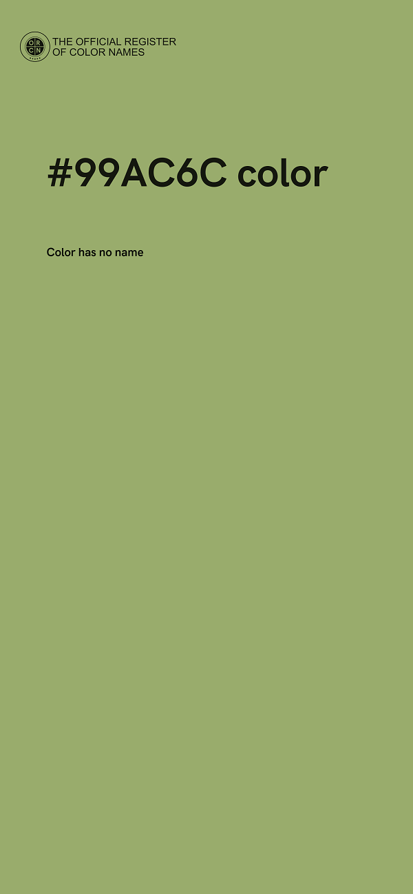 #99AC6C color image