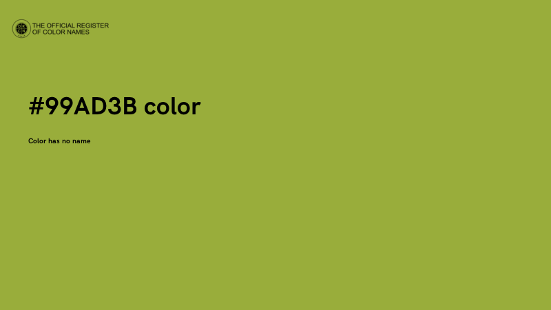 #99AD3B color image
