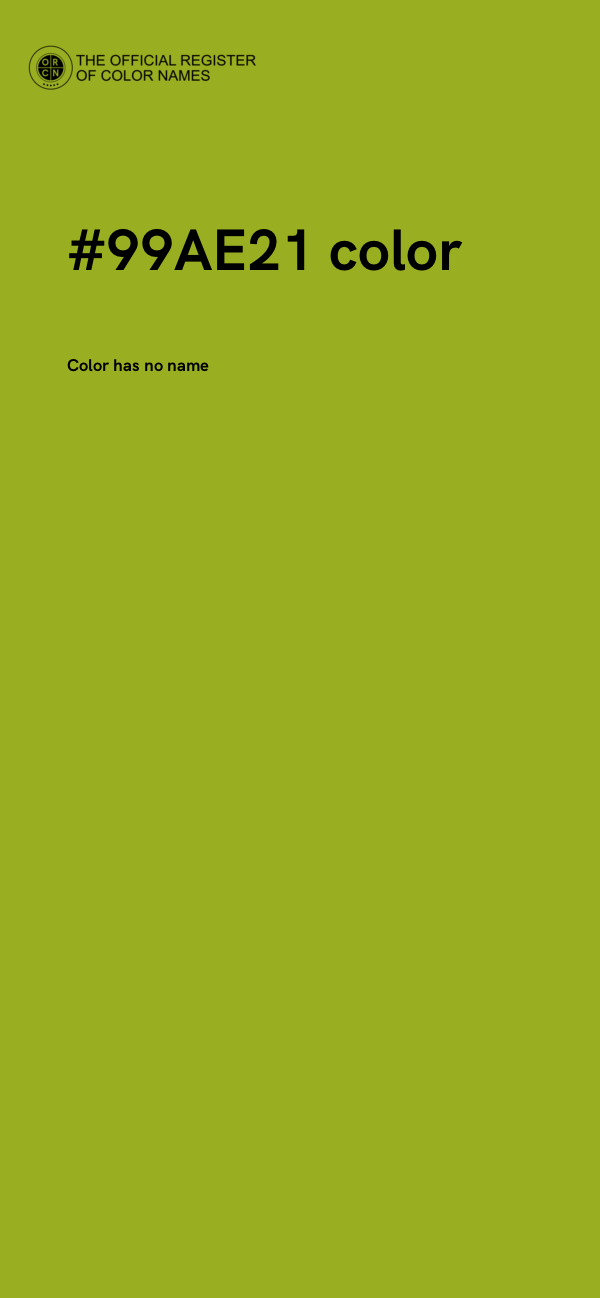 #99AE21 color image