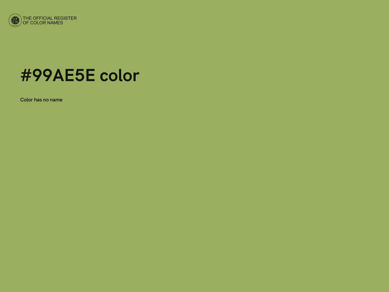 #99AE5E color image