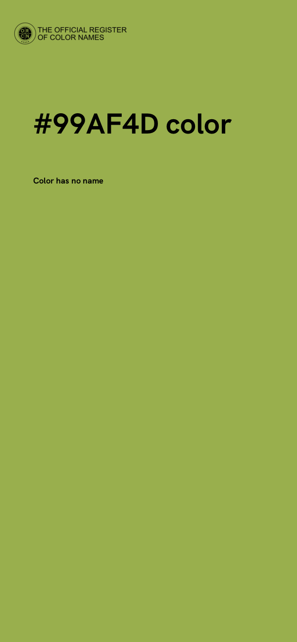 #99AF4D color image