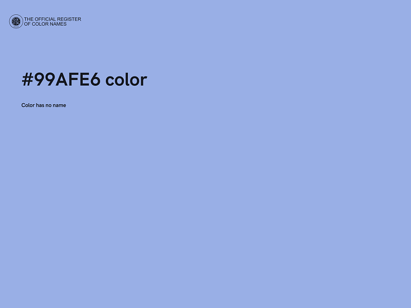 #99AFE6 color image