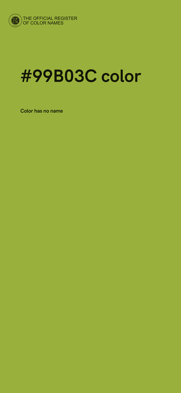 #99B03C color image