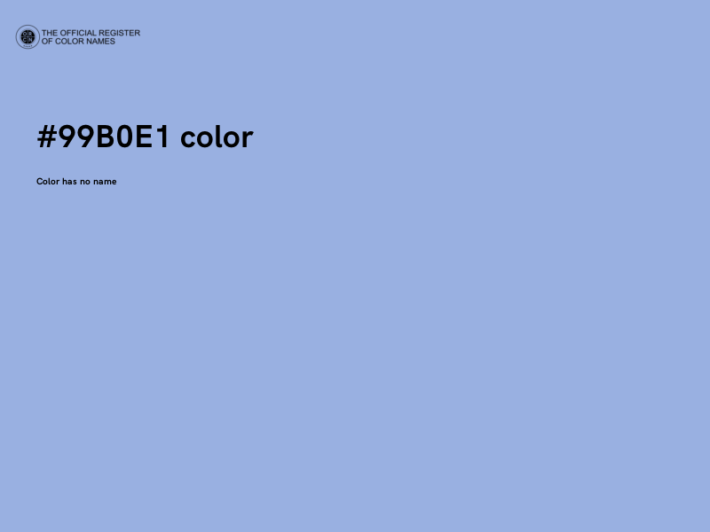 #99B0E1 color image
