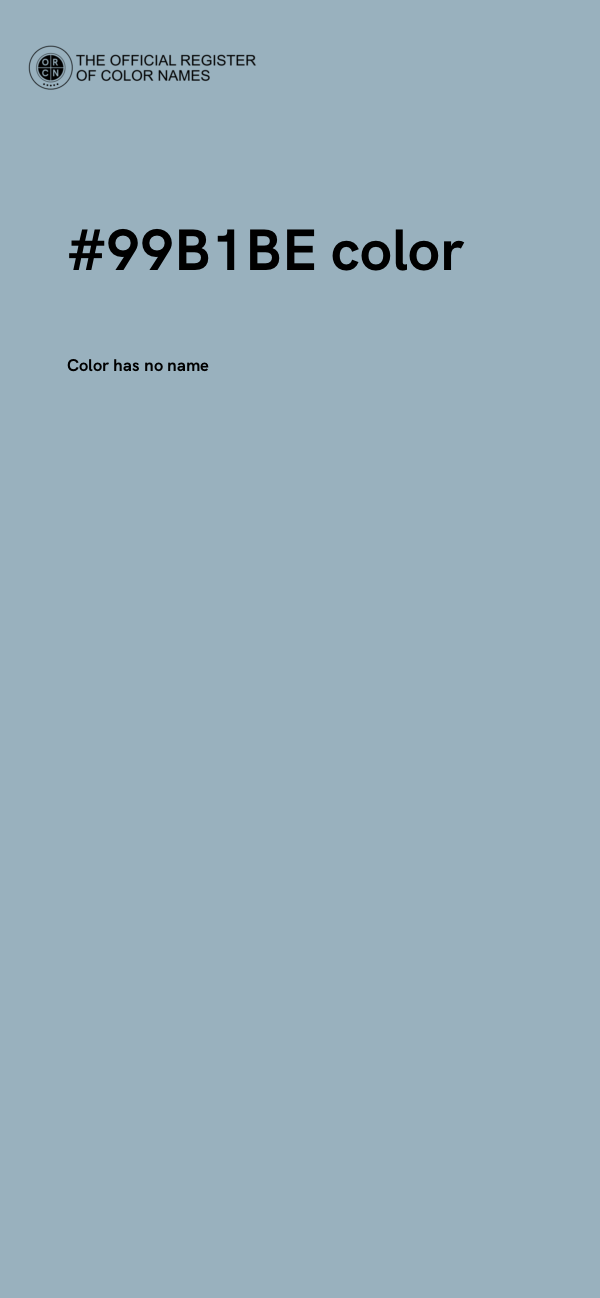 #99B1BE color image