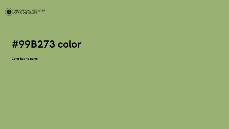 #99B273 color image
