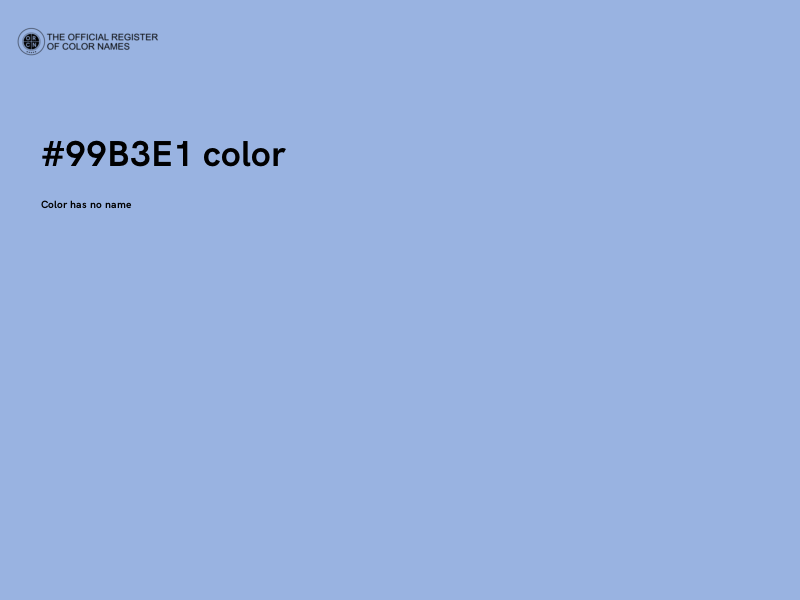 #99B3E1 color image