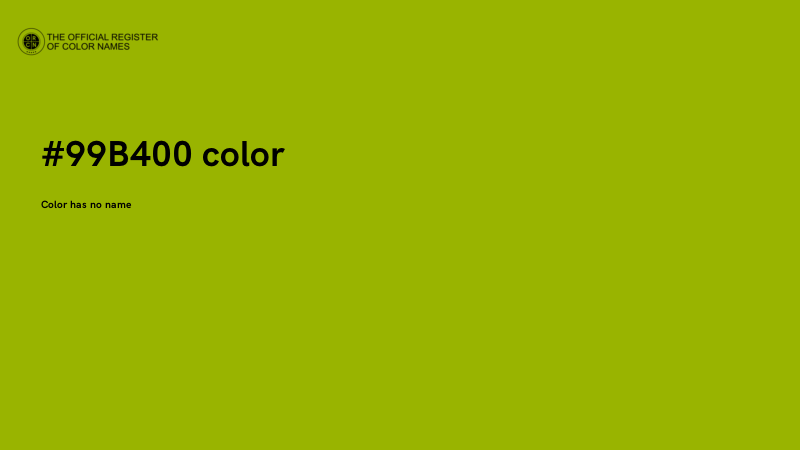 #99B400 color image