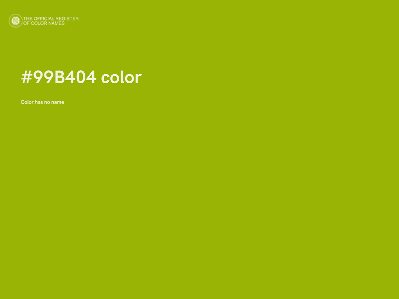 #99B404 color image
