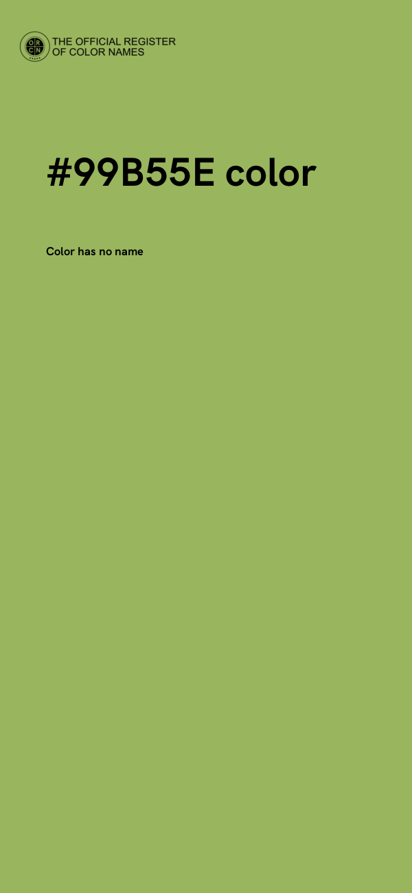 #99B55E color image