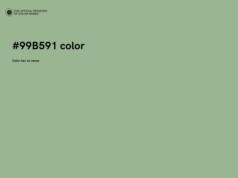 #99B591 color image
