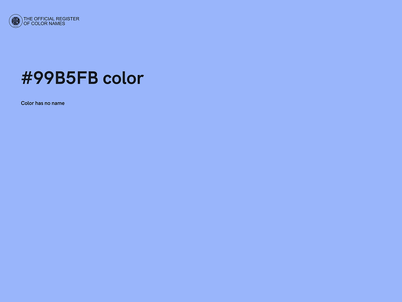 #99B5FB color image