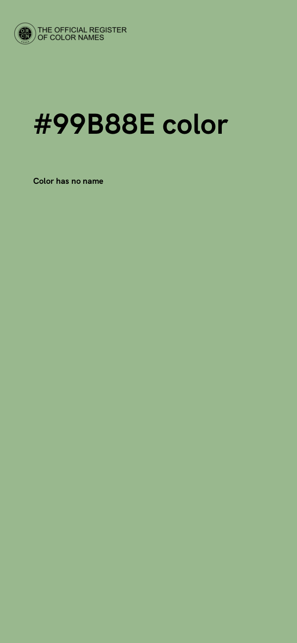 #99B88E color image