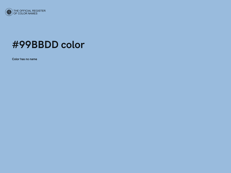 #99BBDD color image