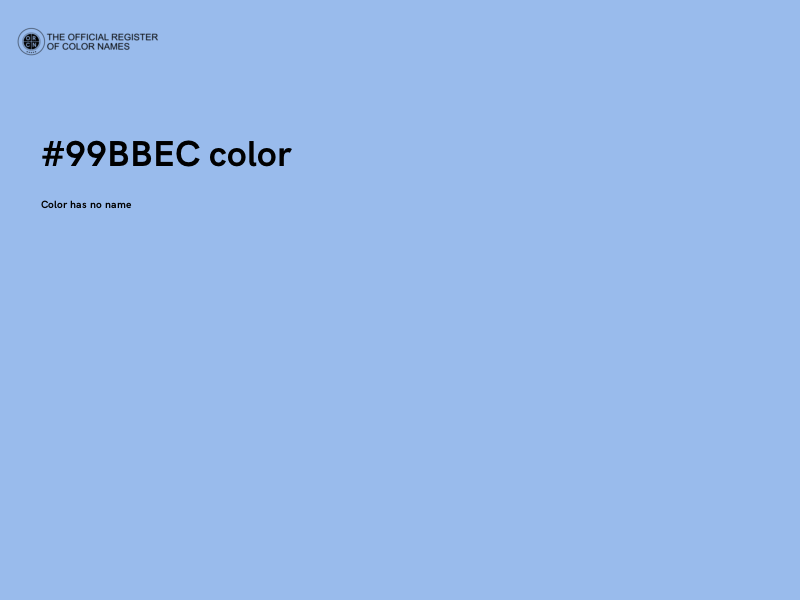 #99BBEC color image