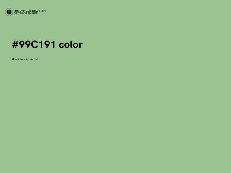 #99C191 color image