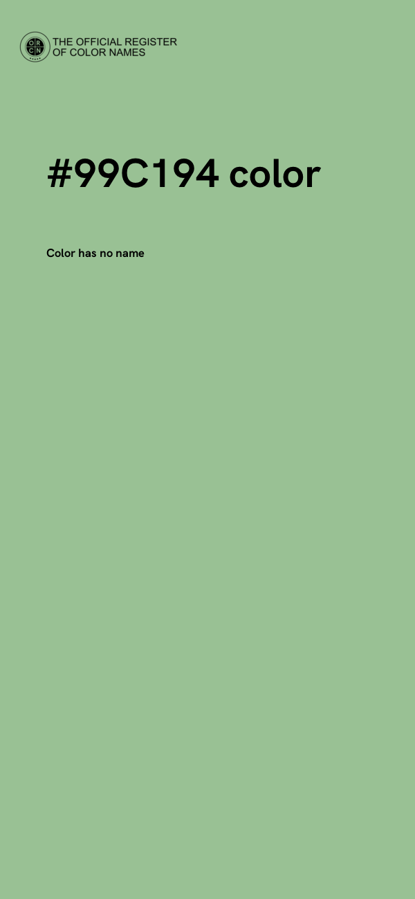 #99C194 color image