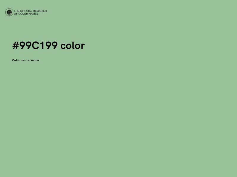 #99C199 color image