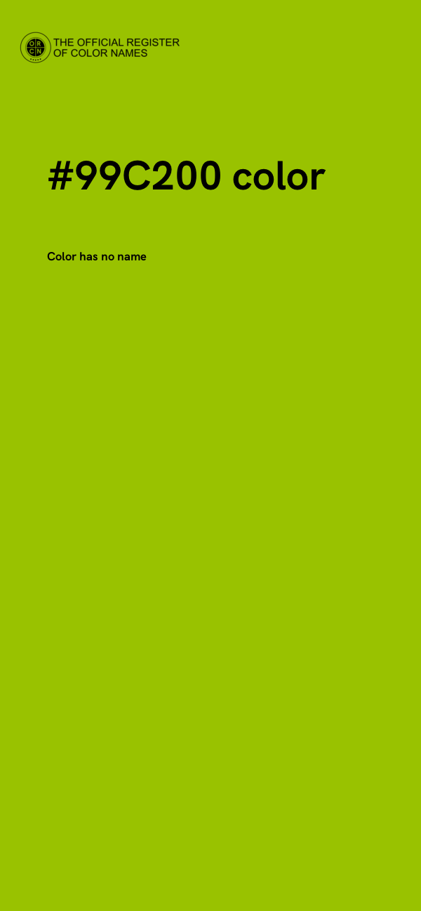 #99C200 color image