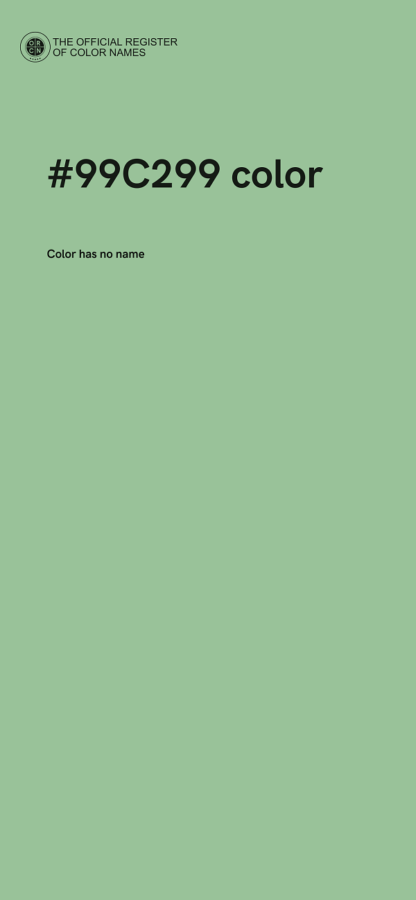 #99C299 color image