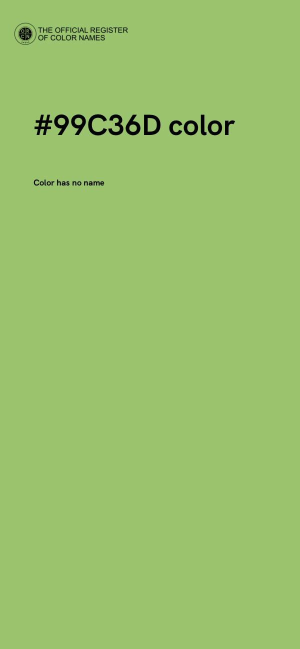 #99C36D color image