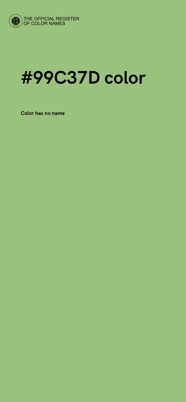 #99C37D color image