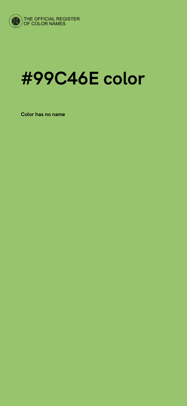 #99C46E color image