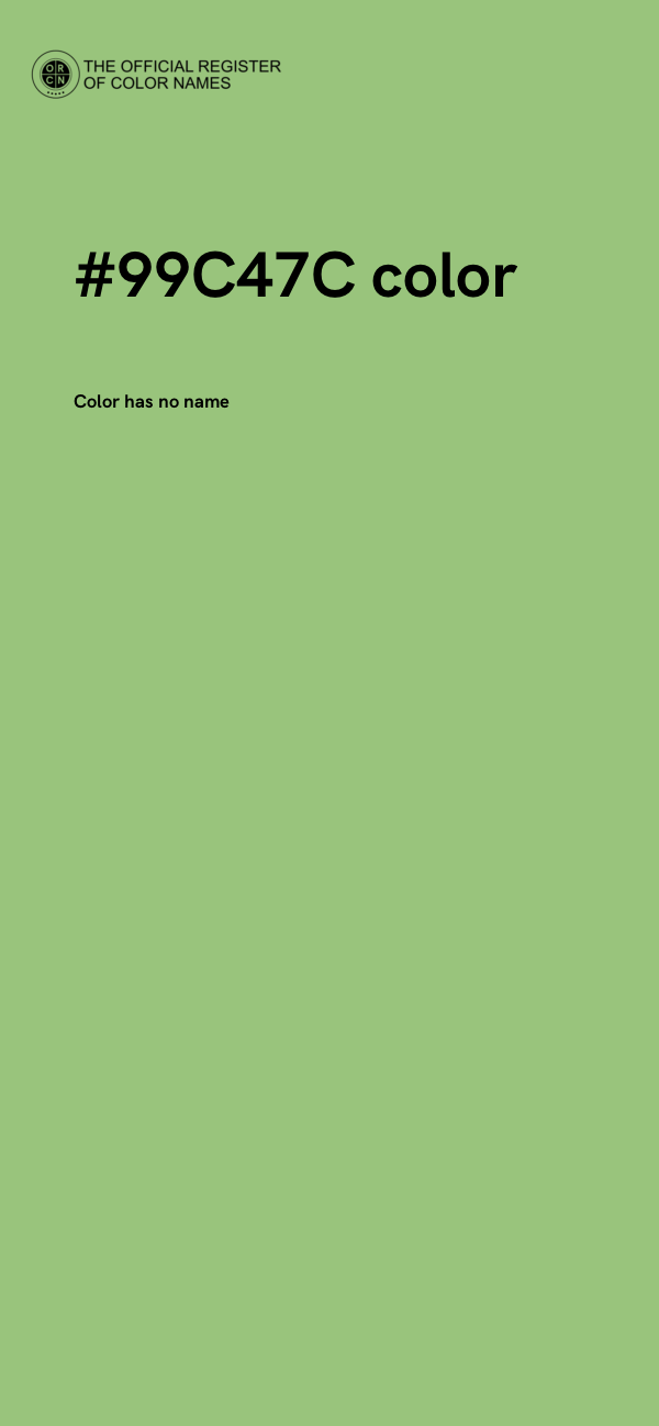 #99C47C color image