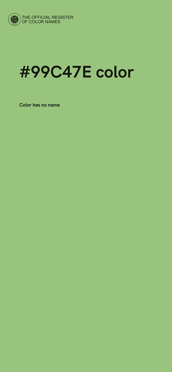 #99C47E color image