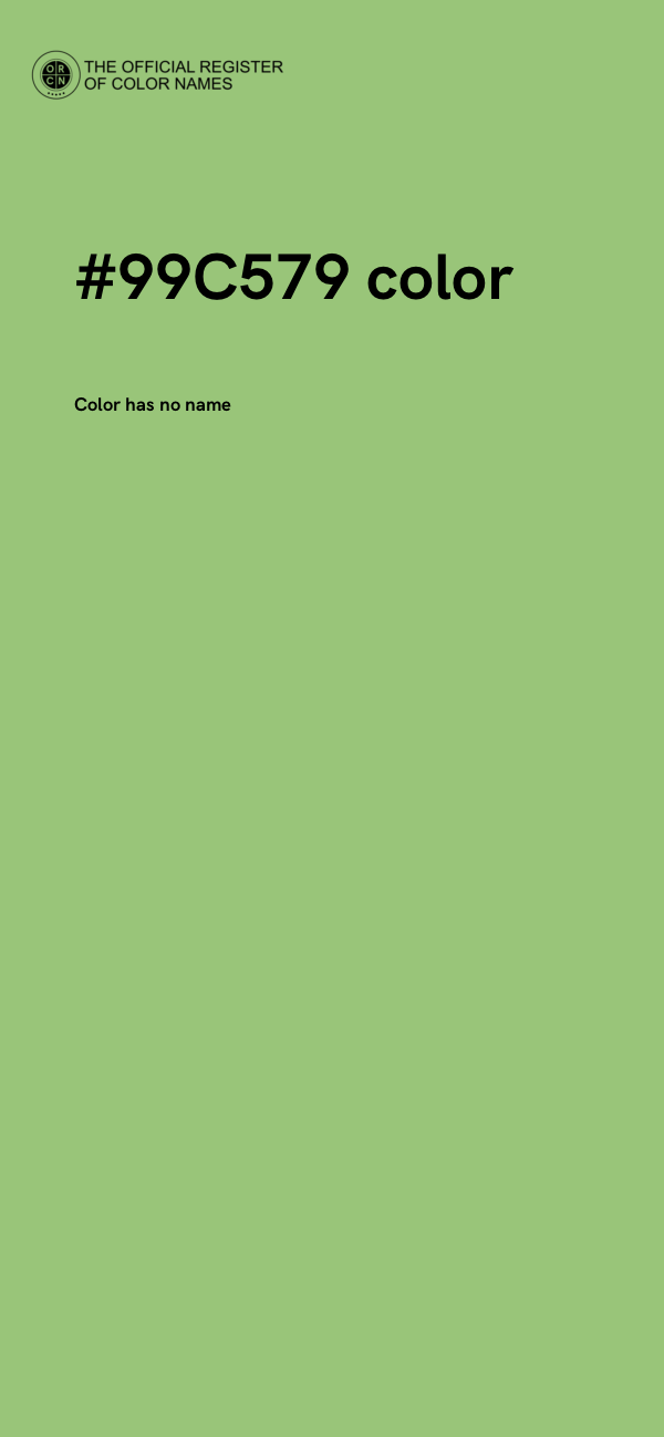 #99C579 color image