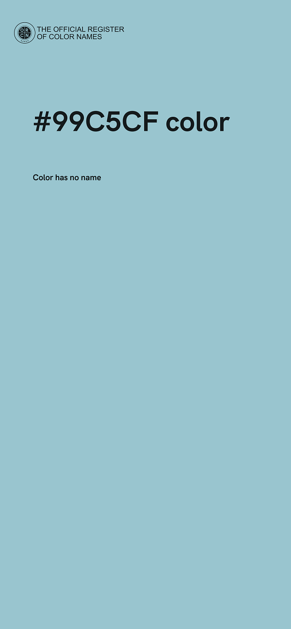 #99C5CF color image