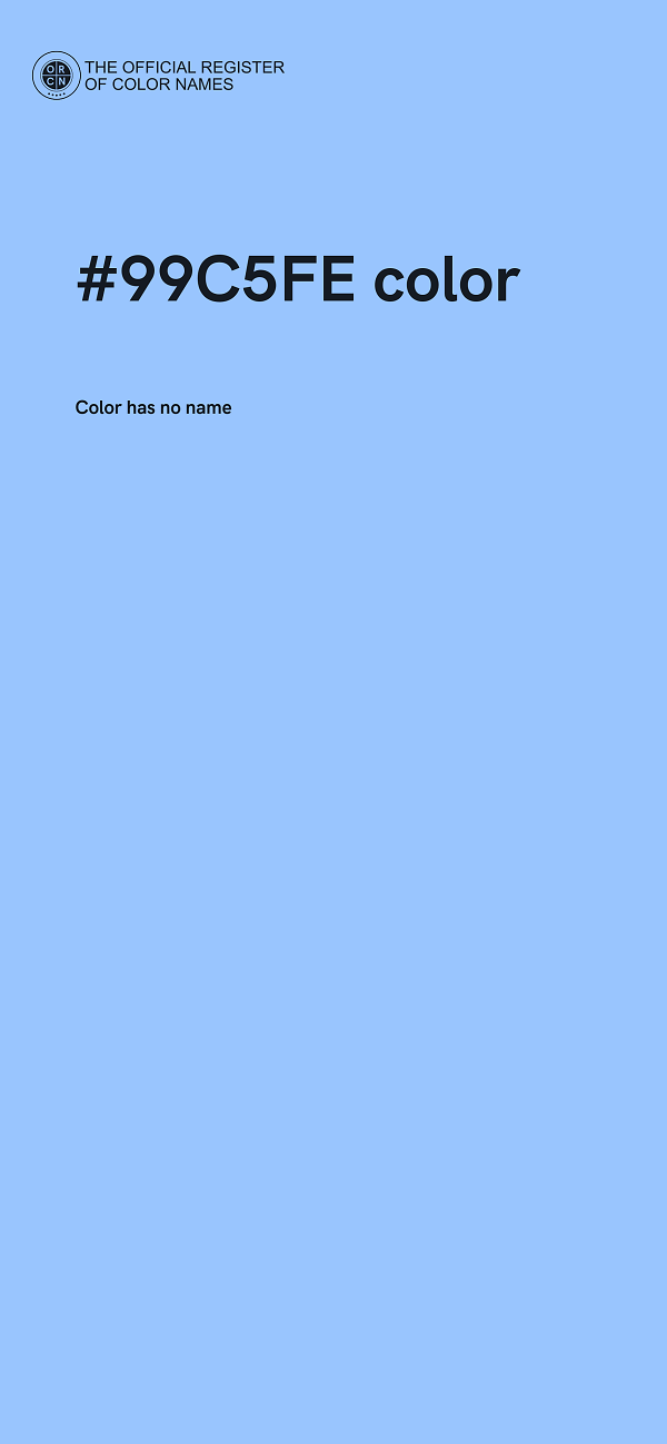 #99C5FE color image