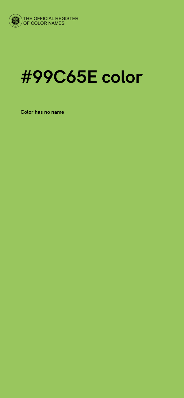 #99C65E color image