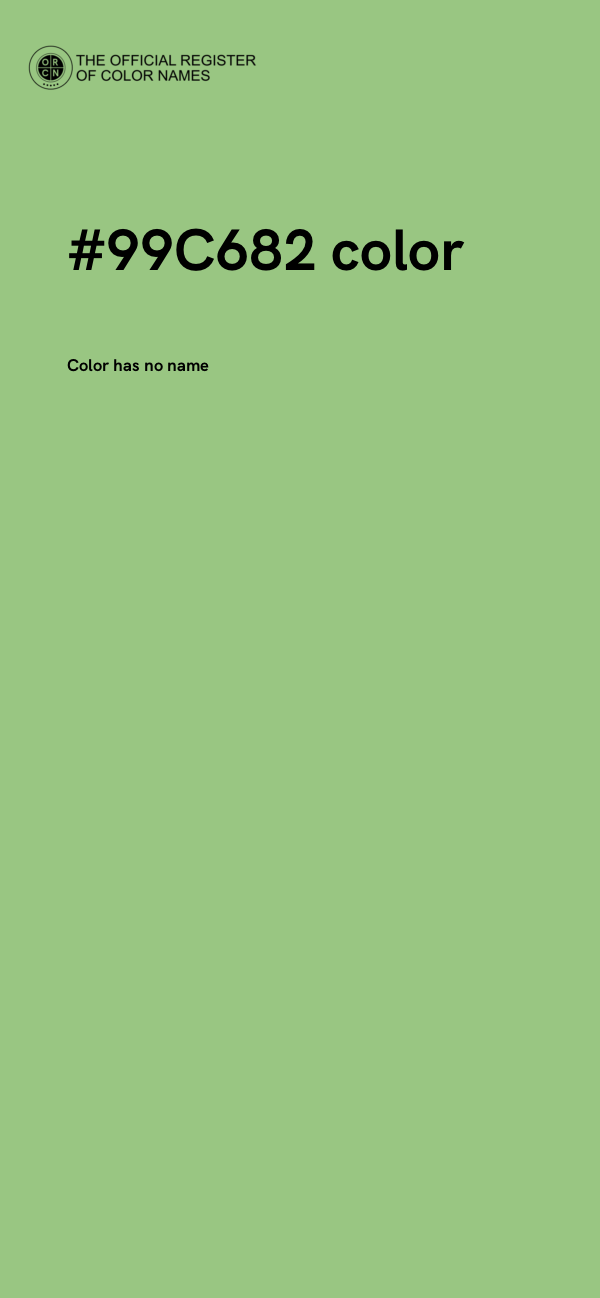 #99C682 color image