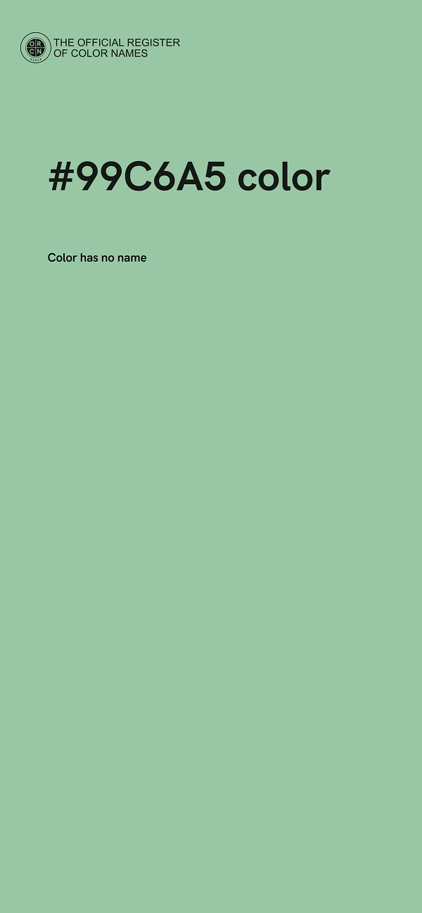 #99C6A5 color image