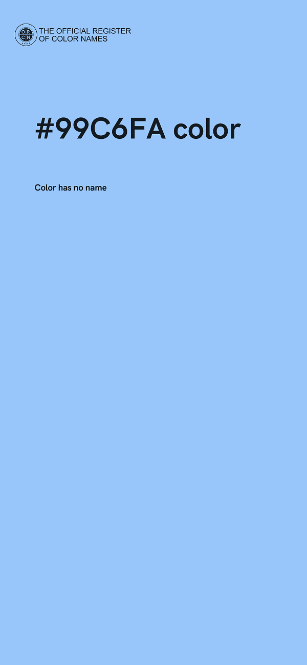 #99C6FA color image