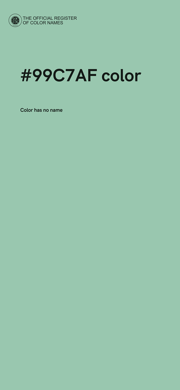 #99C7AF color image