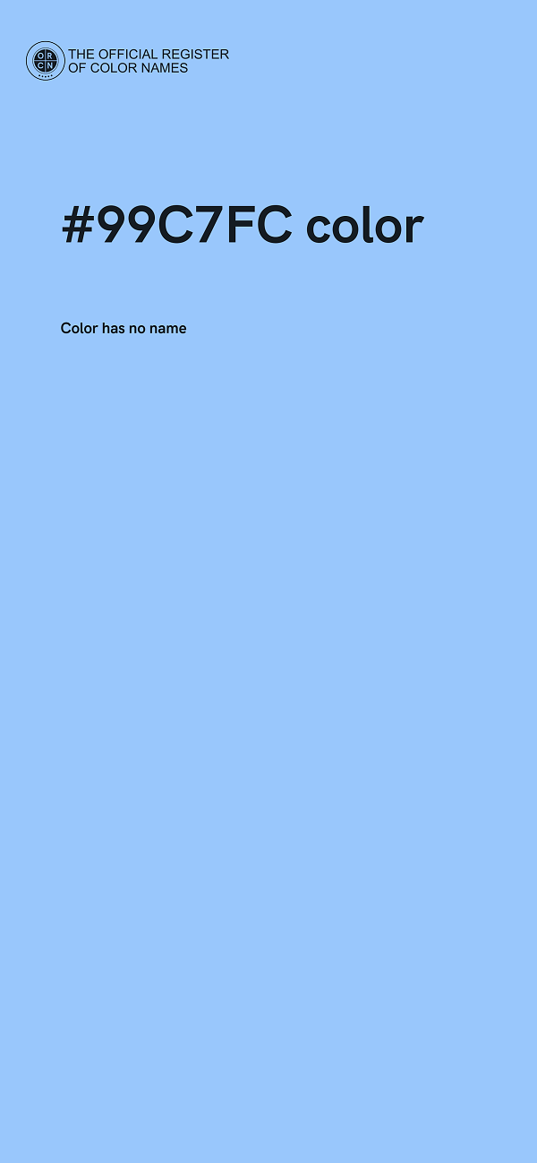 #99C7FC color image