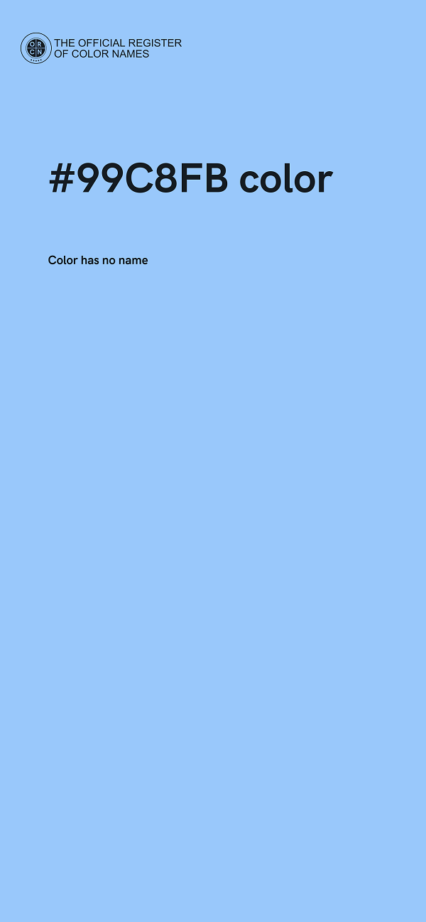 #99C8FB color image