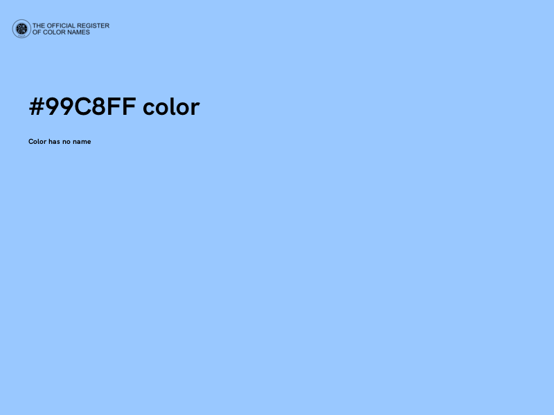 #99C8FF color image