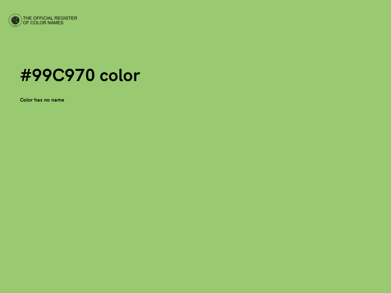 #99C970 color image