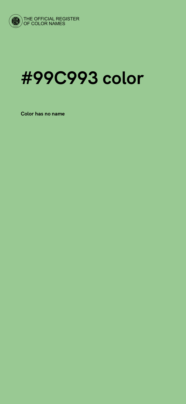 #99C993 color image