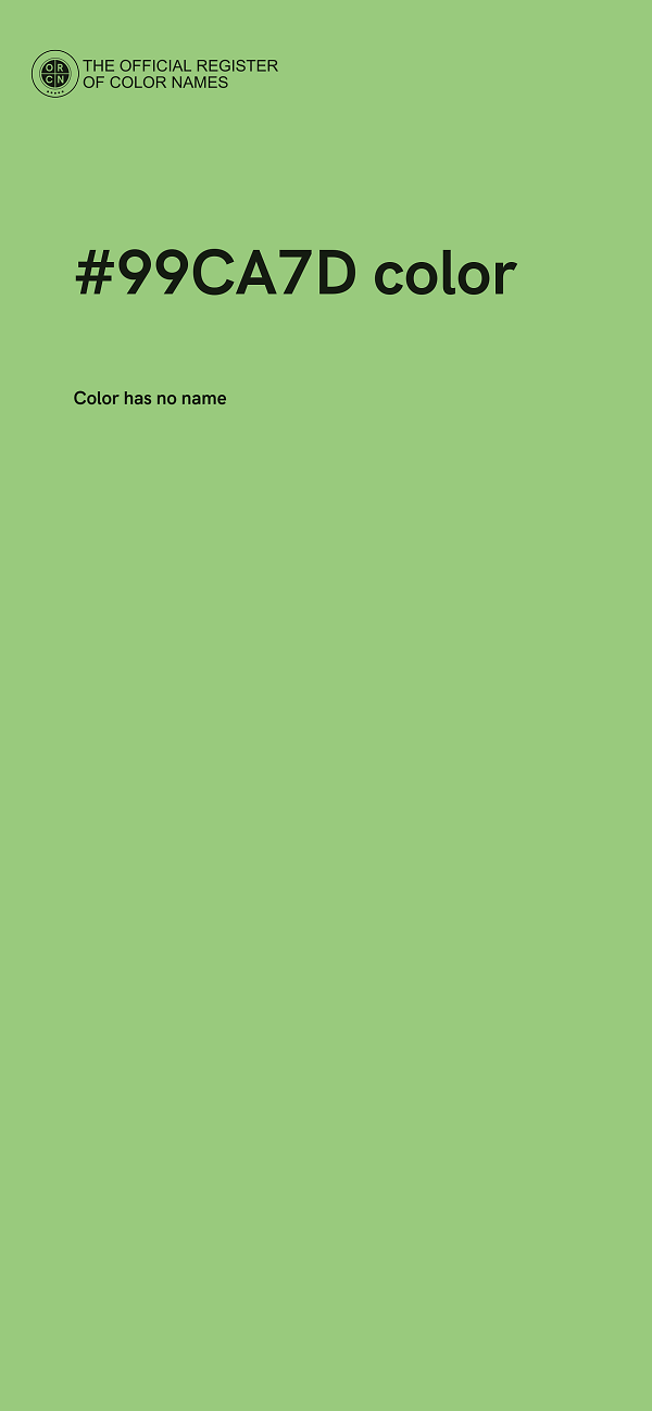 #99CA7D color image