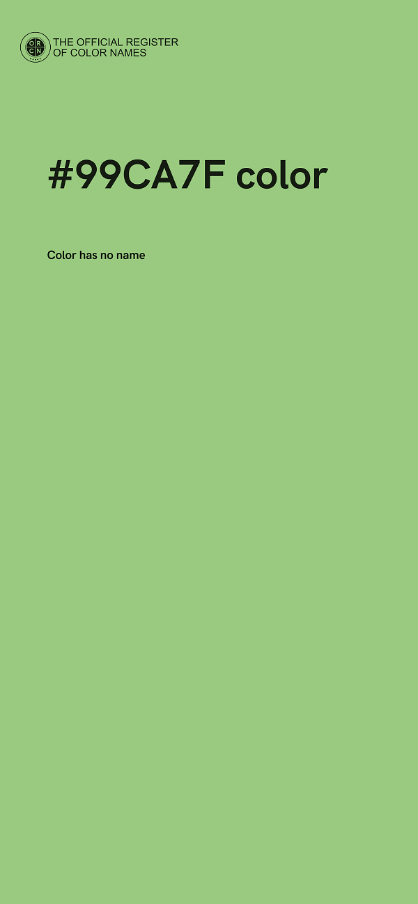 #99CA7F color image