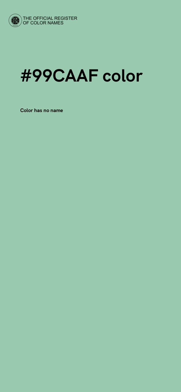 #99CAAF color image