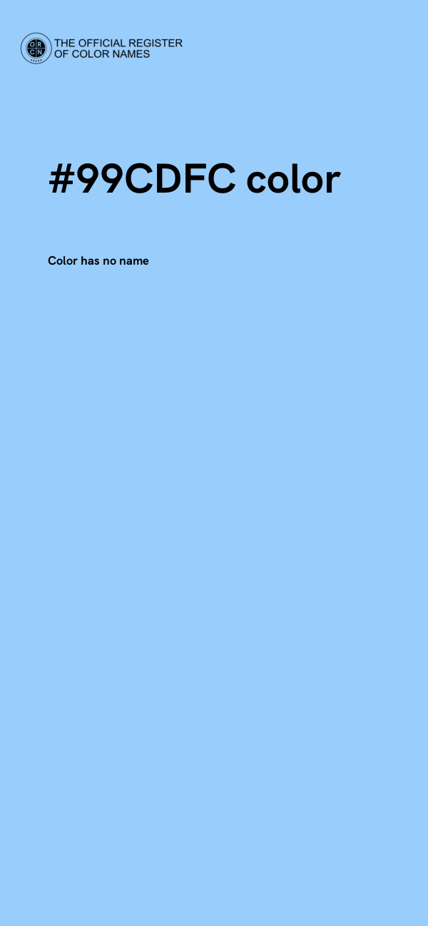 #99CDFC color image